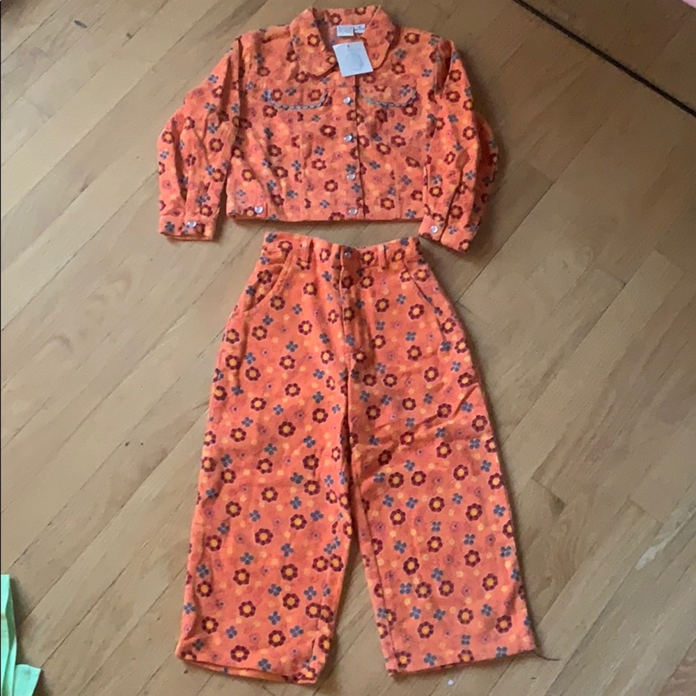 Toddler’s matching corduroy set Zyno